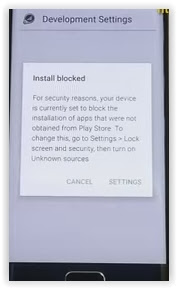 install blocked - bypass Samsung account