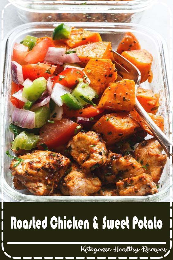 Roasted Chicken and Sweet Potato Food Brenda