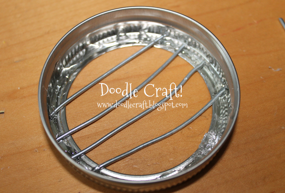 DIY Wire Frog Mason Jar Lids