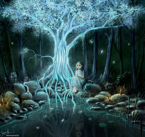 11-Tree-of-Light-Jeremiah-Morelli-Fantasy-Digital-Art-from-a-Middle-School-Teacher-www-designstack-co