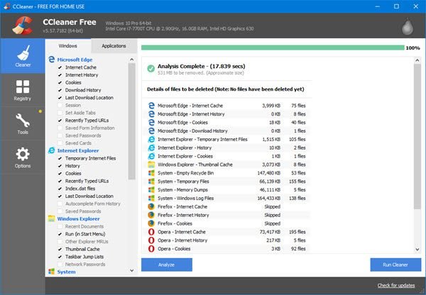 Recensione di CCleaner