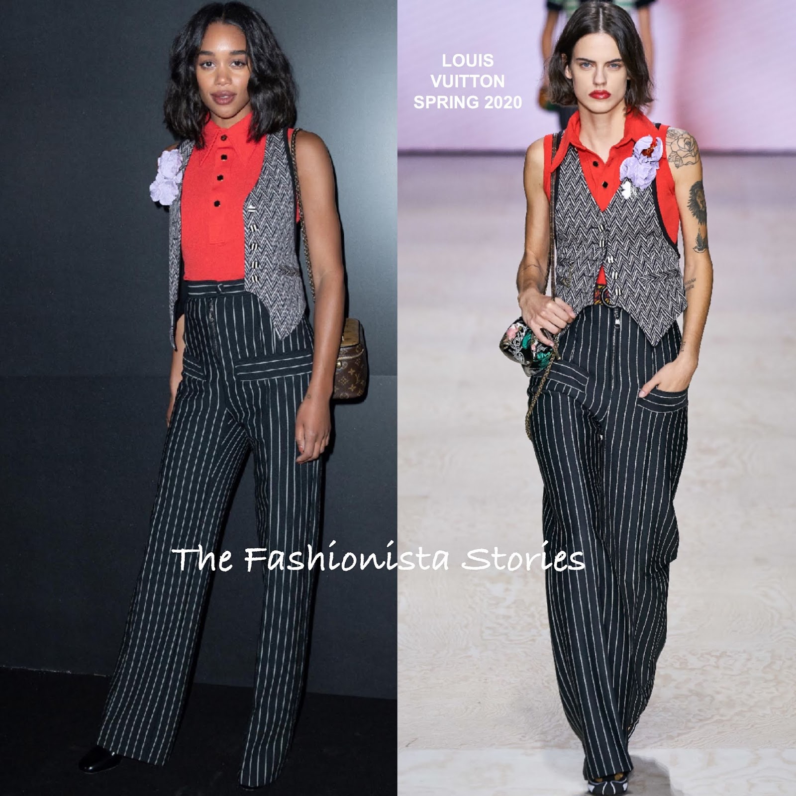 Laura Harrier does the 'Twist' for Louis Vuitton Spring 2021