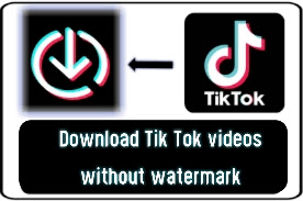 Download tik tok videos without watermark