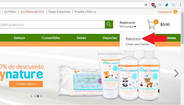 ¿Cómo registrarse en iherb?