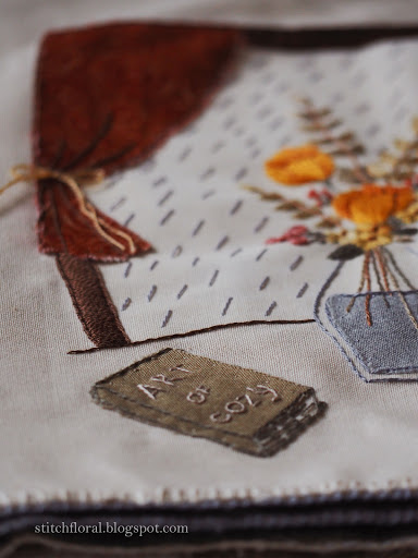 My second embroidery journal is complete  stitch floral My second embroidery journal is complete  stitch floral