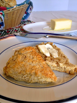 Maple flavor, Walnuts, Scones, recipe, breakfast