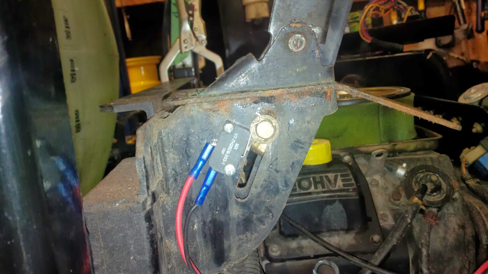 Bobs Shop Toro 1250 sprayer Park Brake Buzzer install