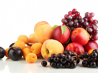 fruits apple grapes all image