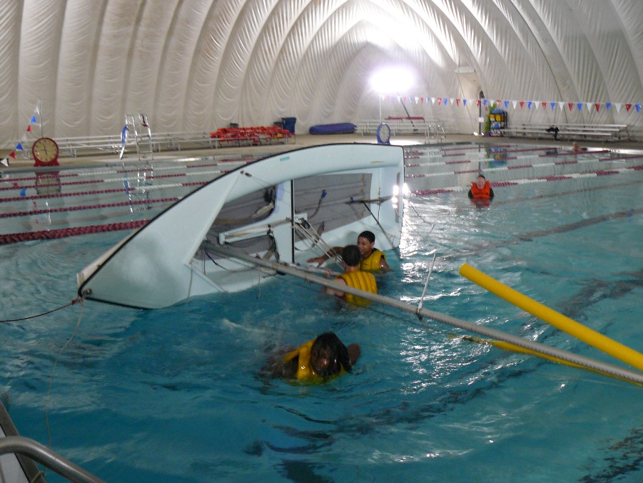 New Bern High School Naval Junior ROTC Sailing Capsize! What do we