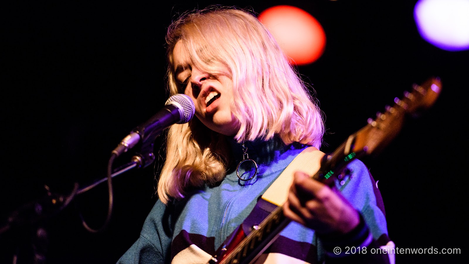 one in ten words Snail Mail at Lee's Palace Concert Photos