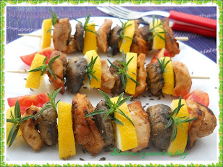 Pui la gratar cu chimen