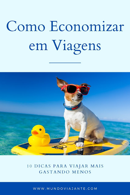 como economizar em viagens panfleto escrito como economizar em viagens