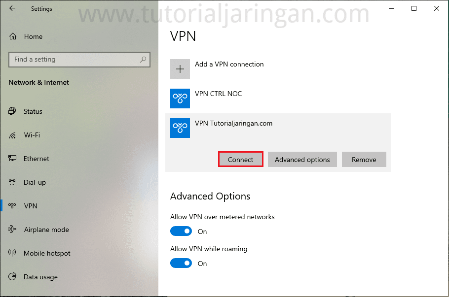 tutorial cara setting vpn di windows 10