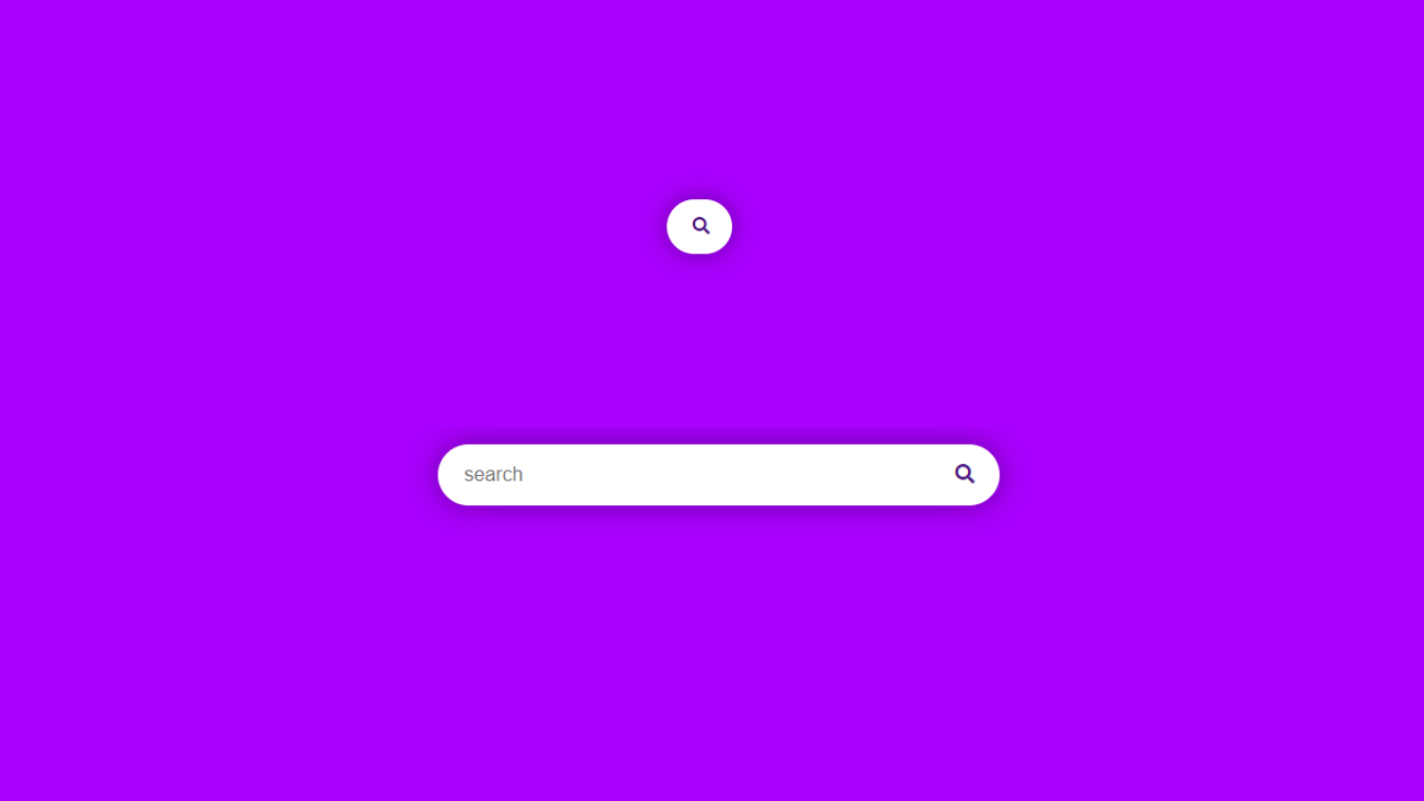 Animated Search Bar with HTML and CSS