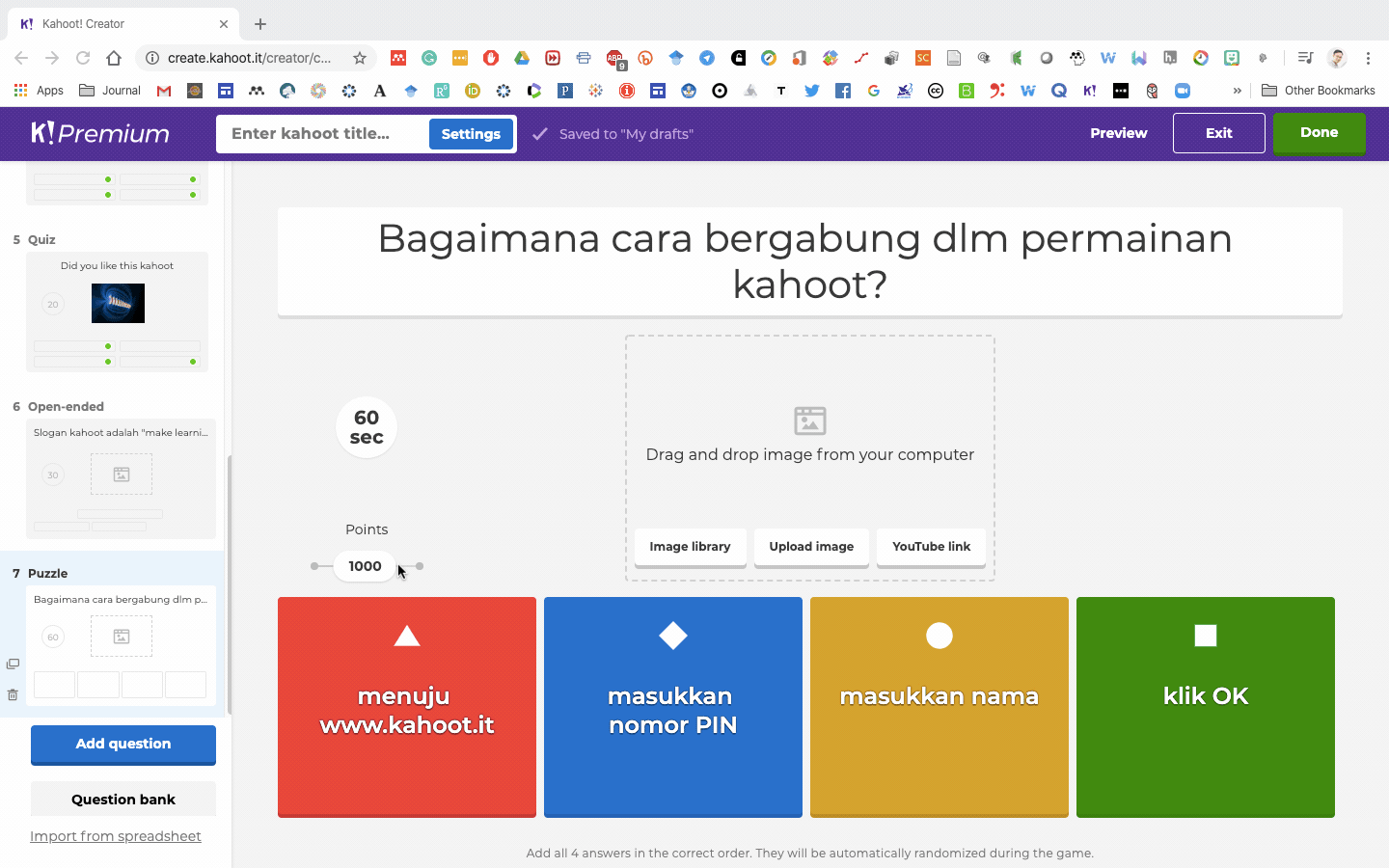 Contoh Soal Kahoot Lucu Studi Indonesia