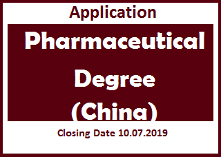 Application : Pharmaceutical Degree (China)
