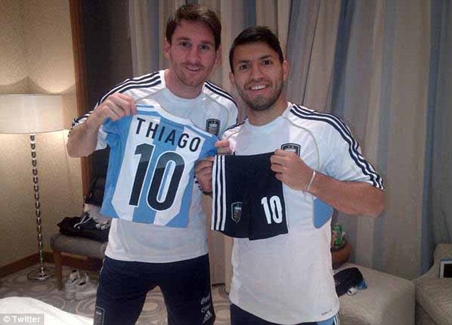 Messi and Aguero.