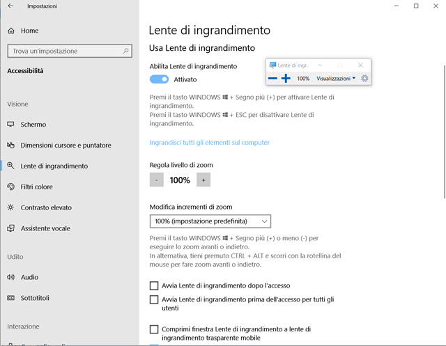 lente-ingrandimento-impostazioni lente-ingrandimento-impostazioni