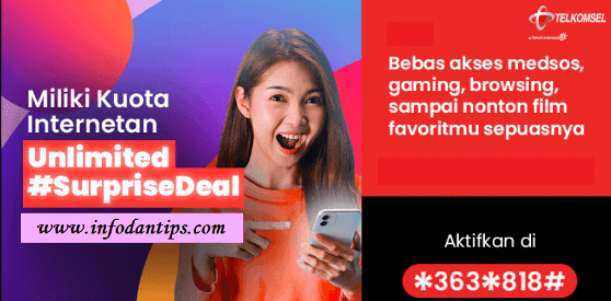 Segera Beli Paket Internet Unlimited Telkomsel Fup 50gb Hanya 100 Ribu