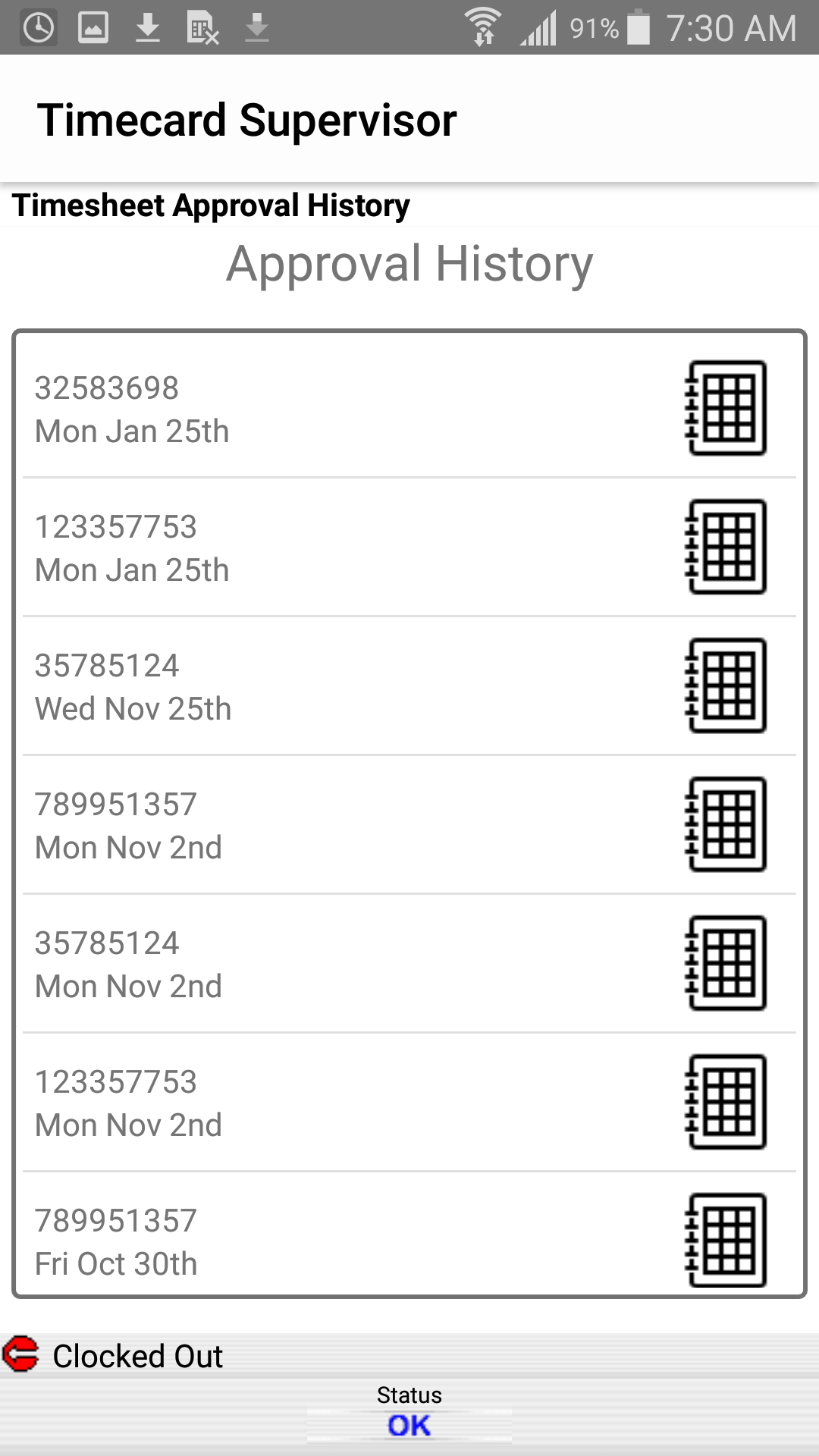 Econz Wireless Timecard Supervisor Timesheet Approval Guide