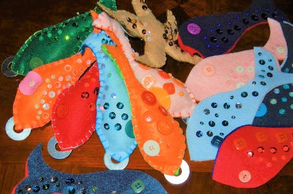 Making Montessori Ours: DIY Fishing Game With Kids, Fun Felt Fish Sewing  Project For Kids