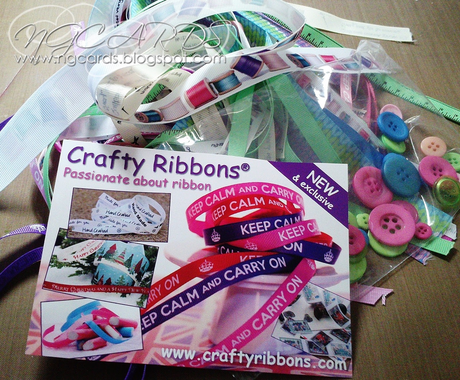 NGCARDS: Keeping Calm with Crafty Ribbons!