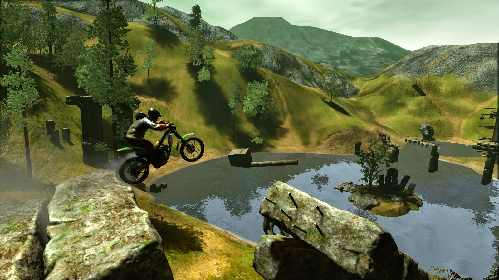 Игра мотоцикл с открытым миром