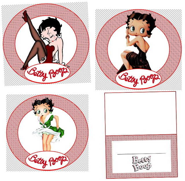 Betty Boop: Free Printable Mini Kit. 