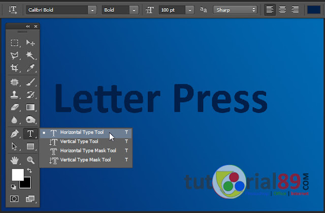 Cara mudah membuat tulisan efek letterpress dengan photoshop