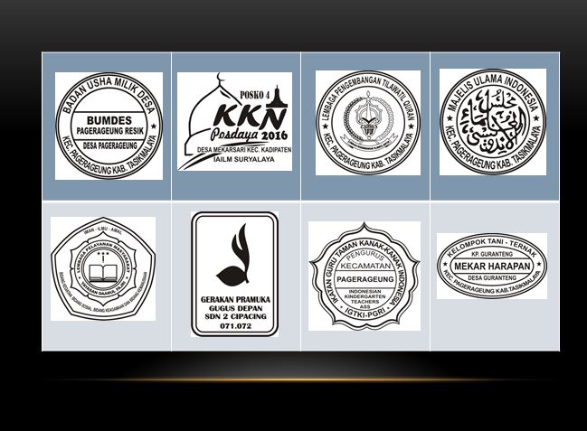 Download Kumpulan Template Stempel Lengkap Format CDR