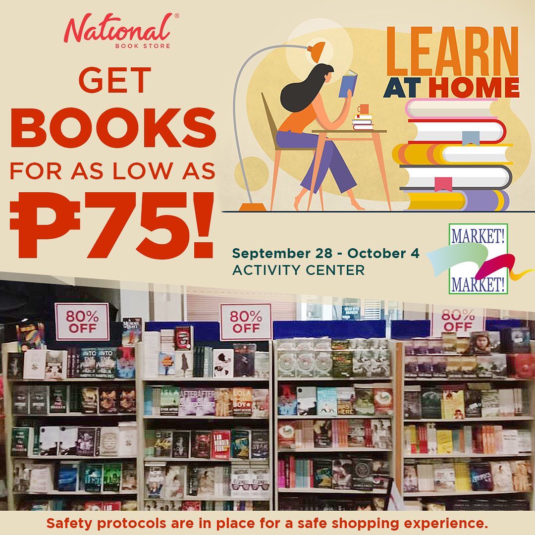 Manila Shopper National Book Store Book SALE Books as Low as P75