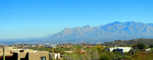 Tucson, surrounded by mountains