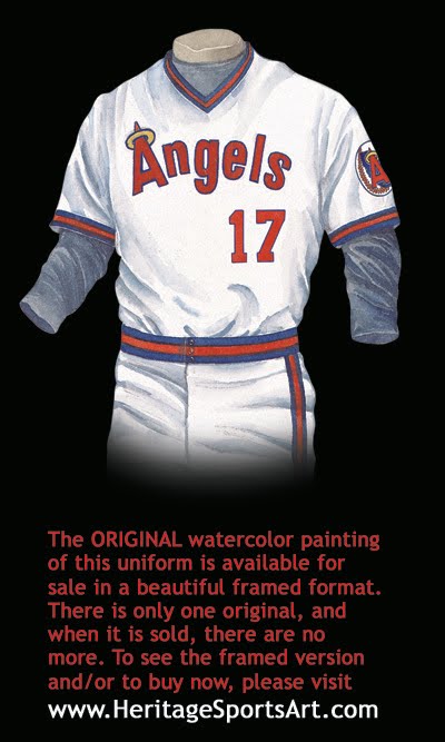 california angels uniform history