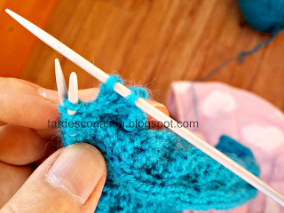 diy, tutorial, paso a paso, handmade, craft, lana, tricotar, calceta, 2 agujas