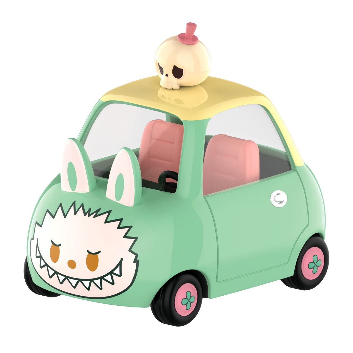 Pop Mart Labubu - Mint Pop Mart POPCAR Cute Private Car