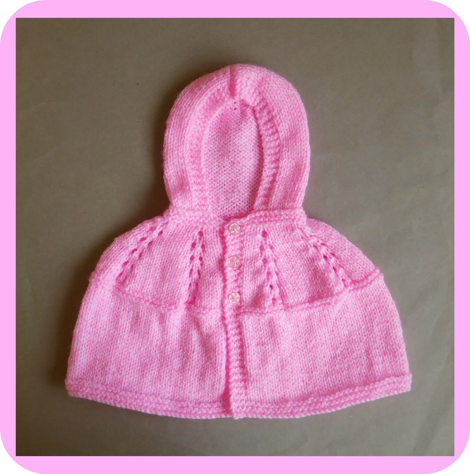 mariannas lazy daisy days: CARLA Hooded Baby Cape