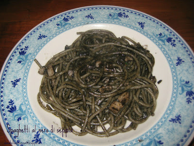 spaghetti al nero di seppia