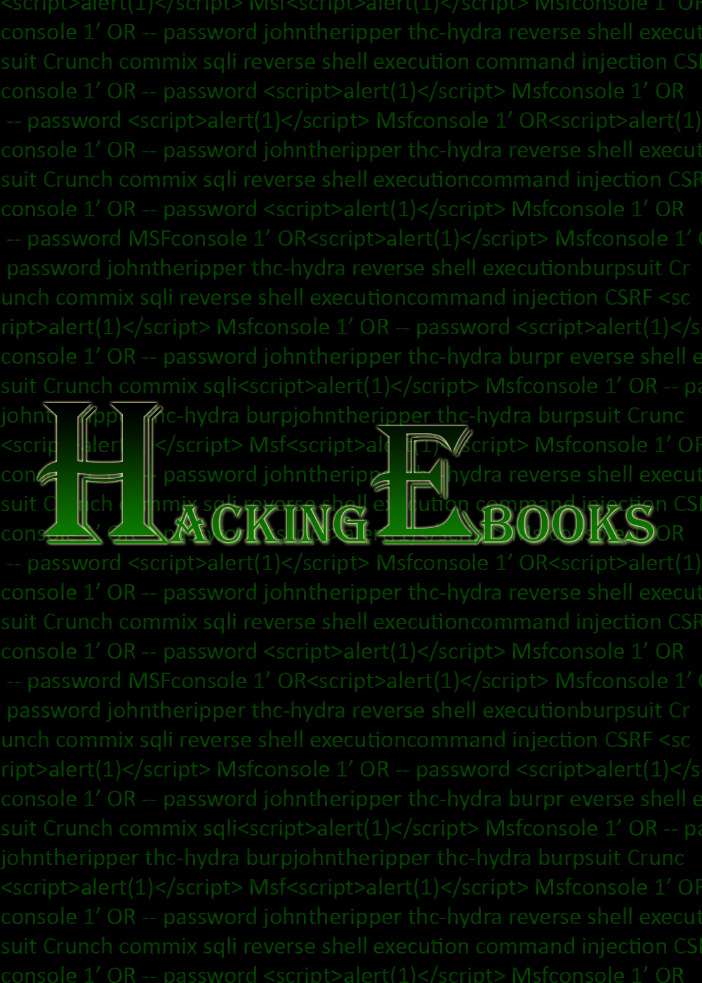 beginner friendly hacking ebooks