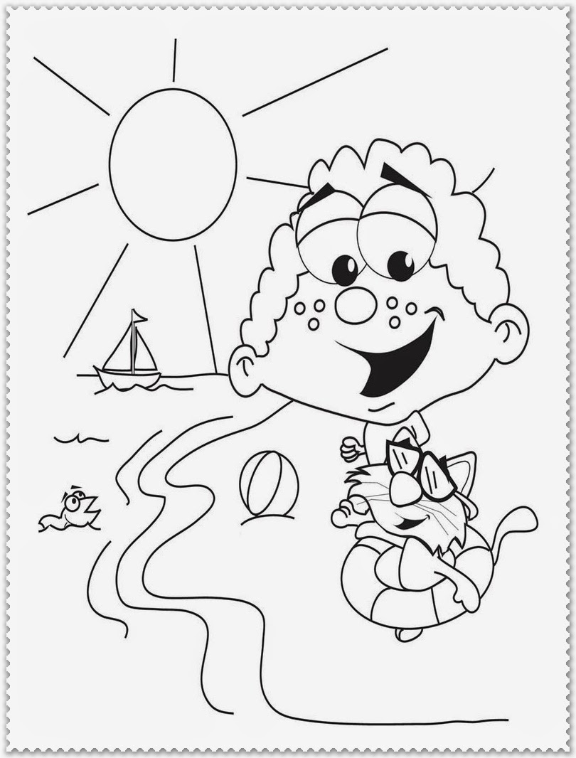 Summer Coloring Pages | Realistic Coloring Pages