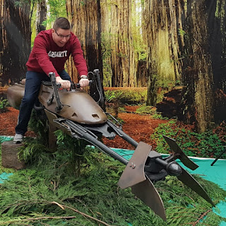 Star Wars Speeder Bike from Return of the Jedi at the Merseyway Comic Con in Stockport Star Wars Speeder Bike from Return of the Jedi at the Merseyway Comic Con in Stockport