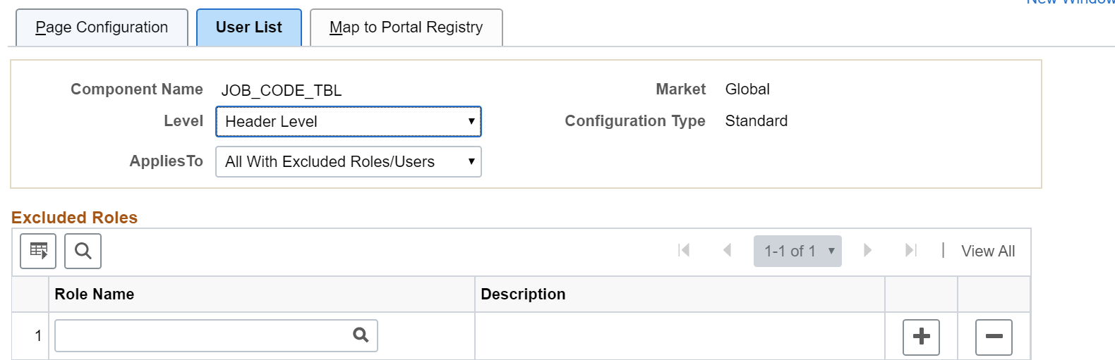 Peoplesoft Page Field Configurator