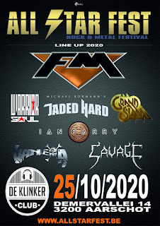 FM at All Star Fest 2020 - 25 Oct 2020 - Belgium - poster