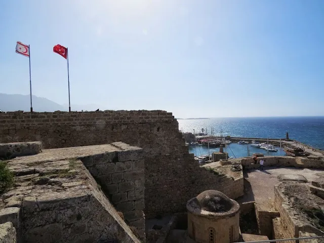 North Cyprus Day Trip: Kyrenia Castle walls