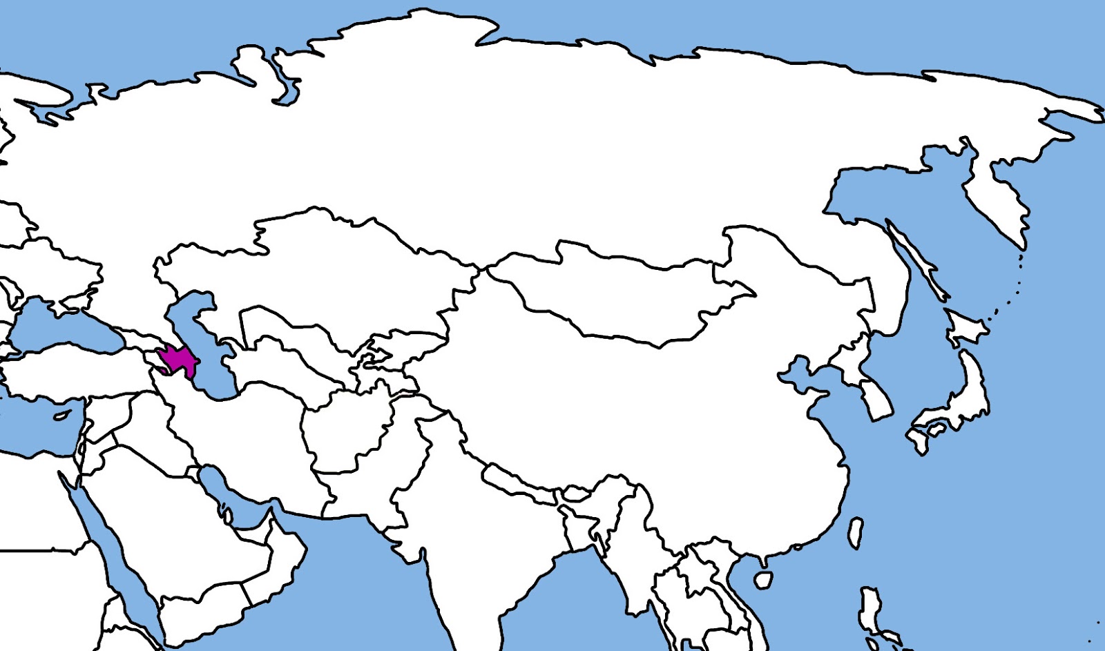 White asia. Карта Азии без границ для маппинга. Политическая карта Азии пустая. Пустая карта Евразии с границами государств. Карта Азии белая.