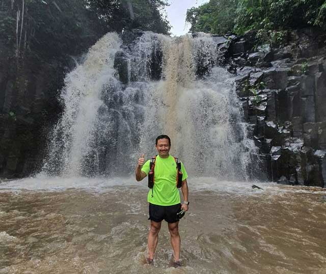 Keindahan Air Terjun Bakoman di Tanggamus Lampung - Tempat Wisata Lampung