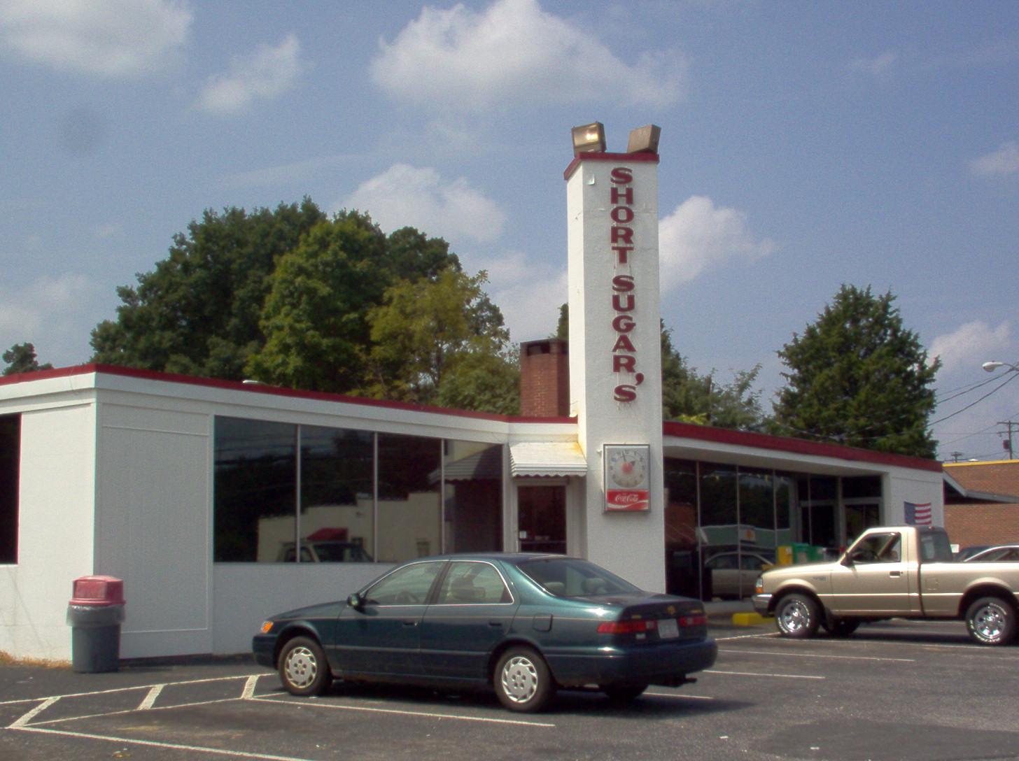 Caswell County North Carolina Short Sugar's BBQ Restaurant (Reidsville