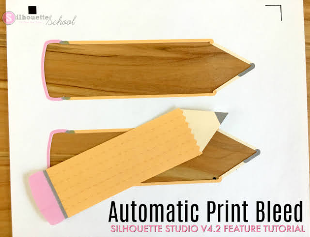 print and cut, printable heat transfer paper, cameo 4, print bleed, silhouette studio