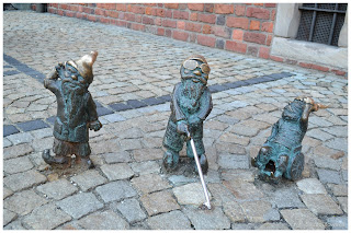Symbol Wrocławia - figurki krasnali