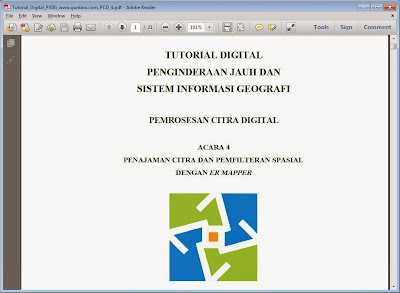 Penajaman Citra dan Pemfilteran Spasial dengan ER Mapper www.guntara.com Penajaman Citra dan Pemfilteran Spasial dengan ER Mapper www.guntara.com