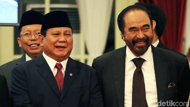 Teka-teki Obrolan Prabowo dengan Paloh Teka-teki Obrolan Prabowo dengan Paloh